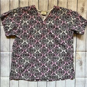 ▪️Damask Scrub Top▪️